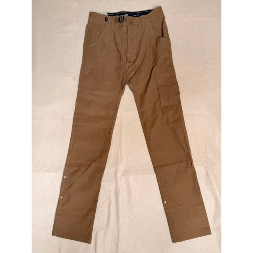 prAna Stretch Zion Slim fit II Pants 28x34 Sepia Brown NWT Cargo Hiking